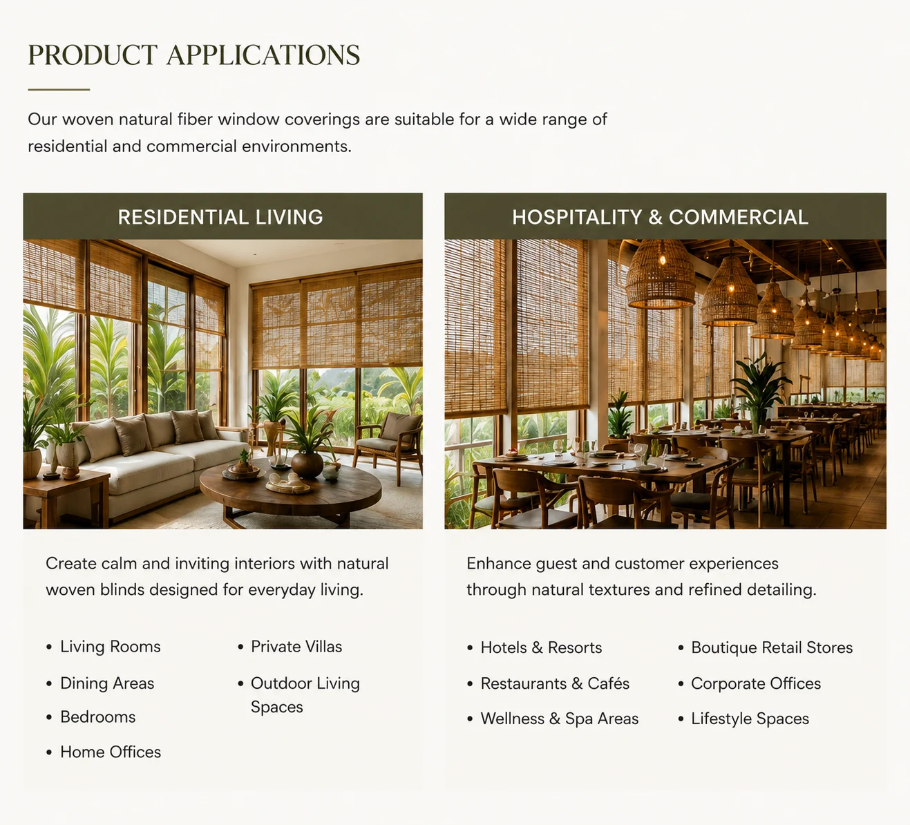 Rattan Shade