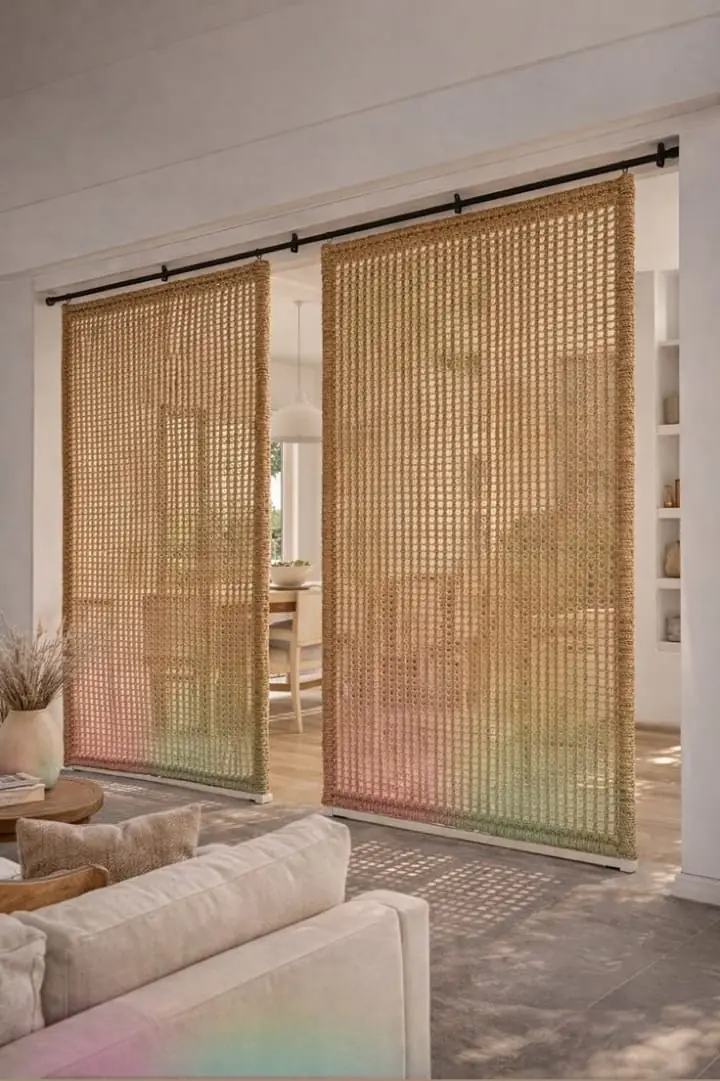 Natural fibre window covering