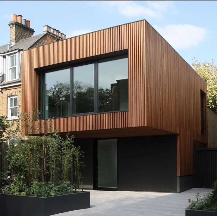 Wood facade exterior